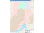 Valley <br /> Wall Map <br /> Color Cast Style 2025 Map