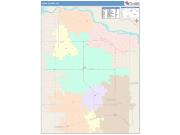 Cedar <br /> Wall Map <br /> Color Cast Style 2025 Map