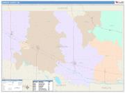 Dawson <br /> Wall Map <br /> Color Cast Style 2025 Map