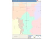 Franklin <br /> Wall Map <br /> Color Cast Style 2025 Map