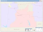 Frontier <br /> Wall Map <br /> Color Cast Style 2025 Map