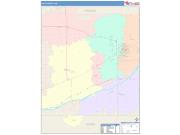 Hall <br /> Wall Map <br /> Color Cast Style 2025 Map