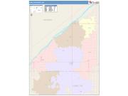Hamilton <br /> Wall Map <br /> Color Cast Style 2025 Map