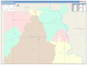 Nemaha <br /> Wall Map <br /> Color Cast Style 2025 Map