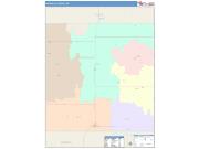 Nuckolls <br /> Wall Map <br /> Color Cast Style 2025 Map
