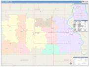 Otoe <br /> Wall Map <br /> Color Cast Style 2025 Map