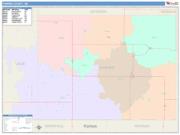 Pawnee <br /> Wall Map <br /> Color Cast Style 2025 Map
