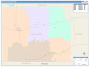 Red Willow <br /> Wall Map <br /> Color Cast Style 2025 Map