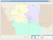 Scotts Bluff <br /> Wall Map <br /> Color Cast Style 2025 Map