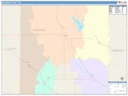 Sherman <br /> Wall Map <br /> Color Cast Style 2025 Map