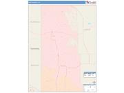 Sioux <br /> Wall Map <br /> Color Cast Style 2025 Map