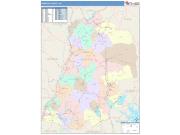 Grafton <br /> Wall Map <br /> Color Cast Style 2025 Map