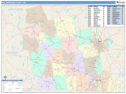 Hillsborough <br /> Wall Map <br /> Color Cast Style 2025 Map