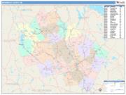Merrimack <br /> Wall Map <br /> Color Cast Style 2025 Map