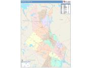 Strafford <br /> Wall Map <br /> Color Cast Style 2025 Map