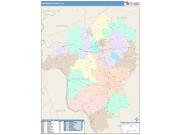 Hunterdon <br /> Wall Map <br /> Color Cast Style 2025 Map