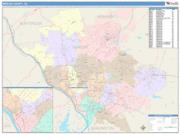 Mercer <br /> Wall Map <br /> Color Cast Style 2025 Map