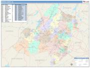 Morris <br /> Wall Map <br /> Color Cast Style 2025 Map
