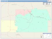 Cibola <br /> Wall Map <br /> Color Cast Style 2025 Map