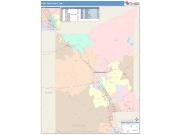 Dona Ana <br /> Wall Map <br /> Color Cast Style 2025 Map
