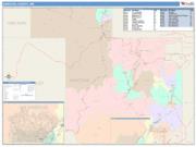 Sandoval <br /> Wall Map <br /> Color Cast Style 2025 Map