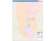 Taos <br /> Wall Map <br /> Color Cast Style 2025 Map