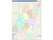 Columbia <br /> Wall Map <br /> Color Cast Style 2025 Map