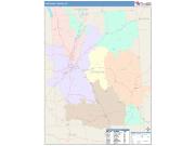 Cortland <br /> Wall Map <br /> Color Cast Style 2025 Map