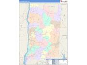 Dutchess <br /> Wall Map <br /> Color Cast Style 2025 Map