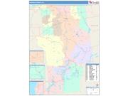 Franklin <br /> Wall Map <br /> Color Cast Style 2025 Map