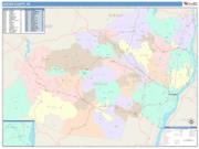 Greene <br /> Wall Map <br /> Color Cast Style 2025 Map
