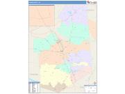 Lewis <br /> Wall Map <br /> Color Cast Style 2025 Map