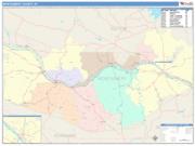 Montgomery <br /> Wall Map <br /> Color Cast Style 2025 Map