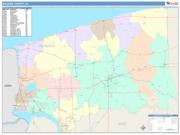 Niagara <br /> Wall Map <br /> Color Cast Style 2025 Map
