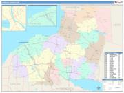 Oswego <br /> Wall Map <br /> Color Cast Style 2025 Map