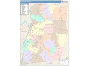 Rensselaer <br /> Wall Map <br /> Color Cast Style 2025 Map