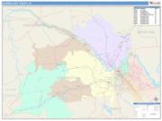 Schenectady <br /> Wall Map <br /> Color Cast Style 2025 Map