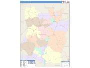 Schoharie <br /> Wall Map <br /> Color Cast Style 2025 Map