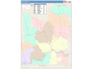 Tioga <br /> Wall Map <br /> Color Cast Style 2025 Map