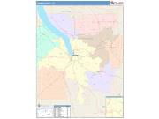 Tompkins <br /> Wall Map <br /> Color Cast Style 2025 Map