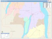 Yates <br /> Wall Map <br /> Color Cast Style 2025 Map