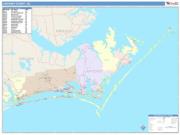 Carteret <br /> Wall Map <br /> Color Cast Style 2025 Map