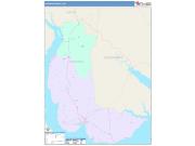 Chowan <br /> Wall Map <br /> Color Cast Style 2025 Map