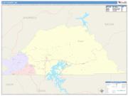 Clay <br /> Wall Map <br /> Color Cast Style 2025 Map