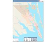 Currituck <br /> Wall Map <br /> Color Cast Style 2025 Map