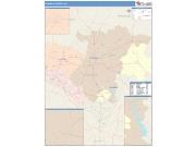 Franklin <br /> Wall Map <br /> Color Cast Style 2025 Map