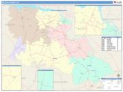 Halifax <br /> Wall Map <br /> Color Cast Style 2025 Map