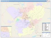 Henderson <br /> Wall Map <br /> Color Cast Style 2025 Map