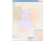 Lenoir <br /> Wall Map <br /> Color Cast Style 2025 Map