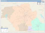 Macon <br /> Wall Map <br /> Color Cast Style 2025 Map